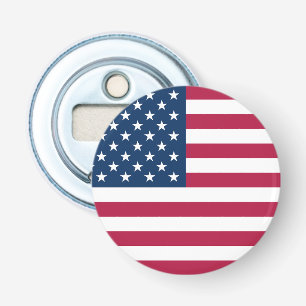 Verenigde Staten van Amerika VSA vlag patriottisch Button Flesopener