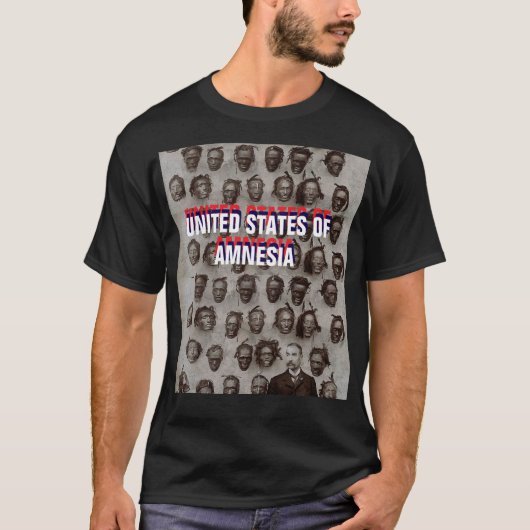 VERENIGDE STATEN VAN AMERIKA W C Basic Donker T-sh T-shirt (Voorkant)