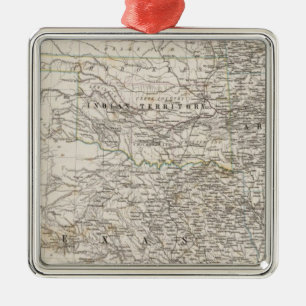 Verenigde Staten van Amerika Zuid-Indiaas Gebied Metalen Ornament