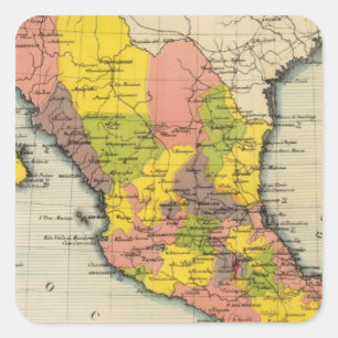 Verenigde Staten van Mexico 2 Vierkante Sticker