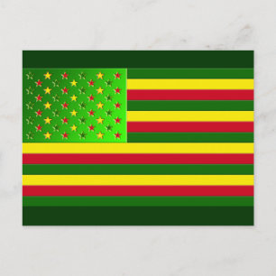 Verenigde Staten van Reggae Briefkaart