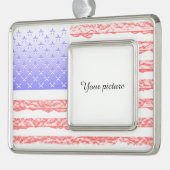 Verenigde Staten Verzilverd Kader Ornament (Links)