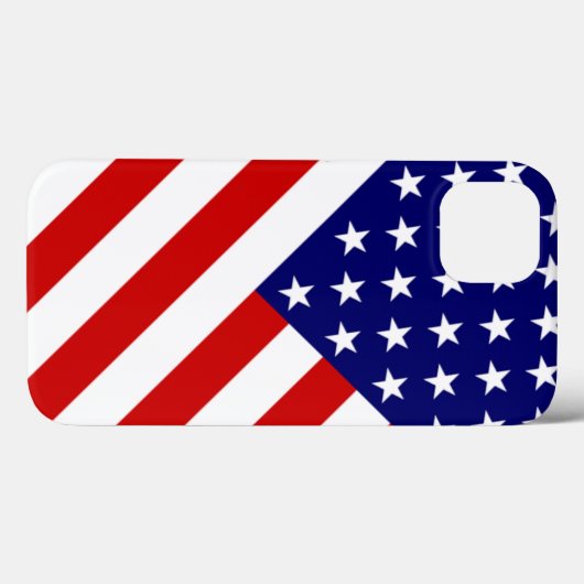 Verenigde Staten Vlag afkorting Case-Mate iPhone Case (Achterkant (horizontaal))