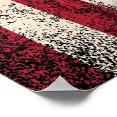 Verenigde Staten vlag Christelijk Poster (Hoek)