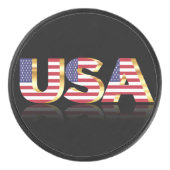 Verenigde Staten Vlag Hockey Puck (Voorkant)