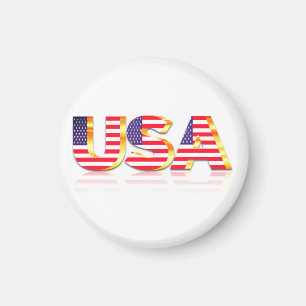 Verenigde Staten Vlag Magnet Gift - Patriottisch Magneet