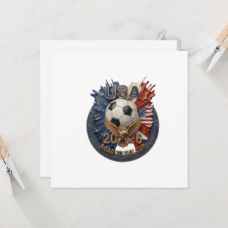 Verenigde Staten Voetbal Fan Kunst | Illustratie | Kaart