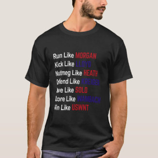 Verenigde Staten Voetbalspelers Morgan Lloyd Heath T-shirt