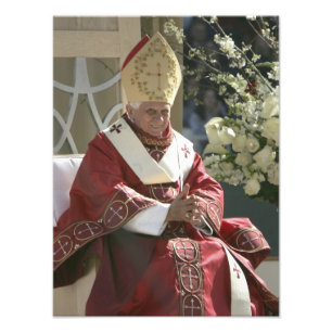 Verenigde Staten, Washington, D.C. Paus Benedictus Foto Afdruk