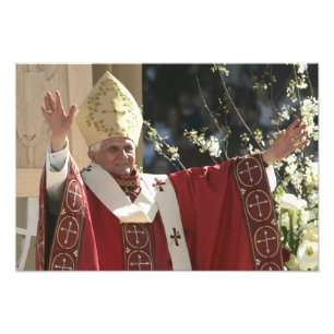 Verenigde Staten, Washington, D.C. Paus Benedictus Foto Afdruk