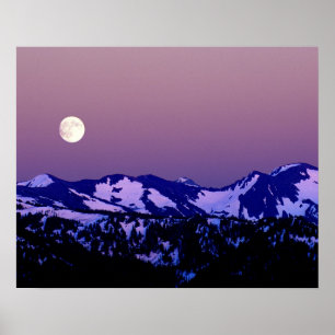 Verenigde Staten, Washington, Port Angeles, Olympi Poster