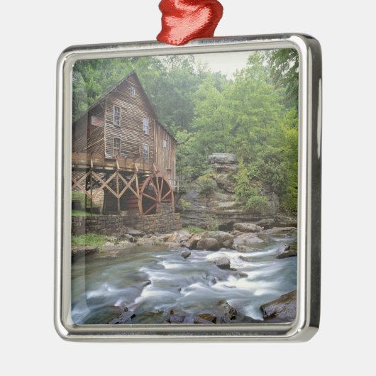 Verenigde Staten, West Virginia, Babcock SP. Rusti Metalen Ornament (Links)