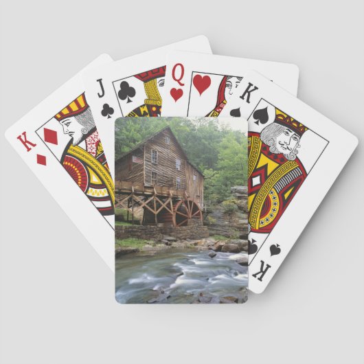 Verenigde Staten, West Virginia, Babcock SP. Rusti Pokerkaarten (Achterkant)