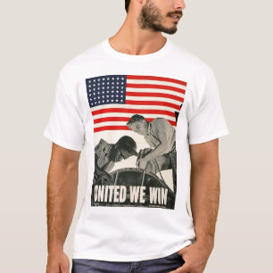 Verenigde Staten winnen Tweede Wereldoorlog T-shirt