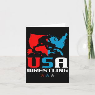 Verenigde Staten Wrestling Independence Day Americ Kaart