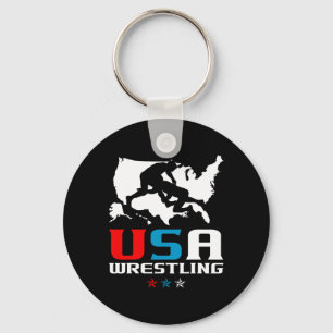 Verenigde Staten Wrestling Independence Day Americ Sleutelhanger