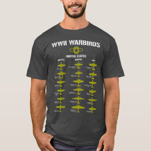 Verenigde Staten WW2 Warvogels T-shirt