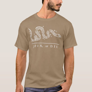 Verenigde StatenDertien koloniën doe mee of sterf T-shirt