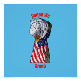 VERENIGDE WIJ STAAN PERFECT POSTER