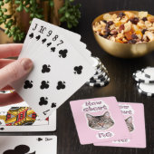 Verergerde kat pokerkaarten (Insitu)