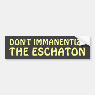 Vereschatoniseer niet bumpersticker