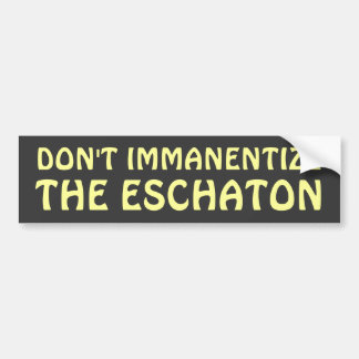 Vereschatoniseer niet bumpersticker