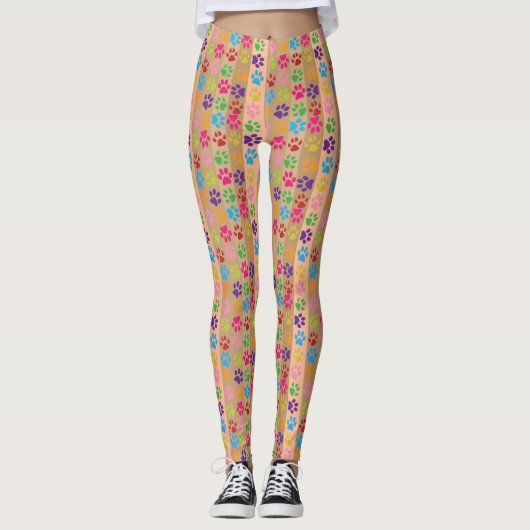 Verf afdrukken Leggings vrouwen (Voorkant)