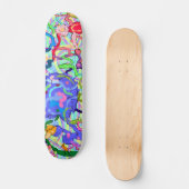 Verf Blobs Skateboard (Voorkant)