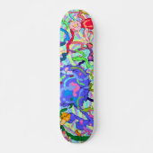 Verf Blobs Skateboard (Voorkant)
