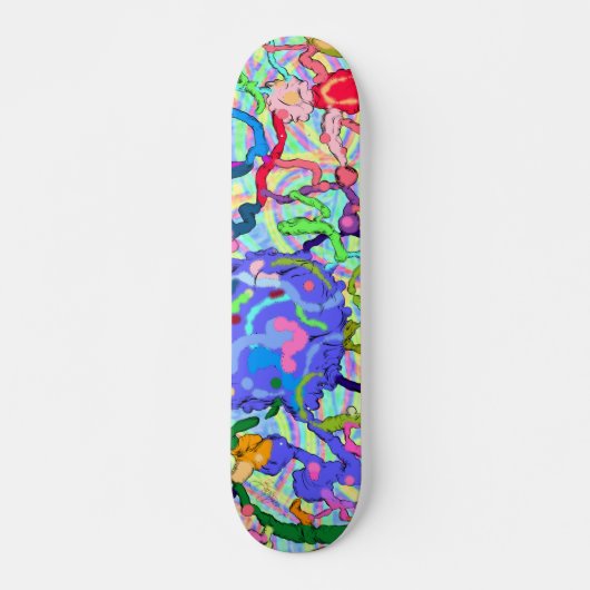 Verf Blobs Skateboard (Voorkant)