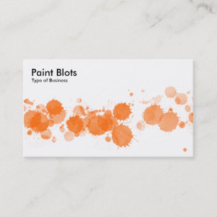 Verf Blots - Oranje Visitekaartje