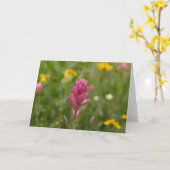 Verf borstel-Rooskleurige 05 004 Kaart (Gele Bloem)