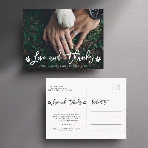 Verf de Liefde & de Bedankt van de Drukken Foto: Briefkaart