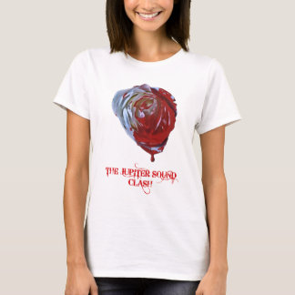Verf de Rozen rode vrouwen T-shirt