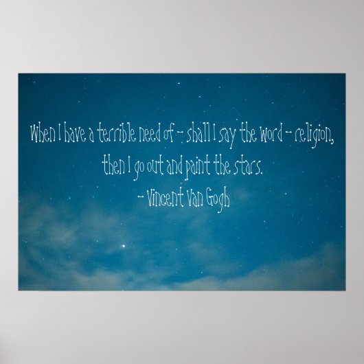 Verf de sterren poster (Voorkant)