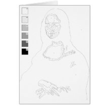 Verf door de Kaart van Aantallen: Mona Lisa