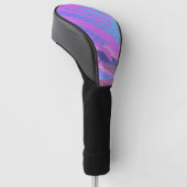 Verf druppel Levendig Abstract Golfheadcover (Schuin)