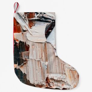 Verf en reliëf met reliëfolie. Primair koel Kleine Kerstsok