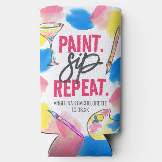 Verf en Sip Bachelorette Party Slim (Achterkant)