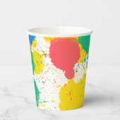 Verf Feest Kunst Feest Spatbekercup Papieren Bekers (Links)