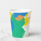 Verf Feest Kunst Feest Spatbekercup Papieren Bekers (Voorkant)