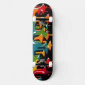 Verf Herfst 4 Skateboard (Voorkant)