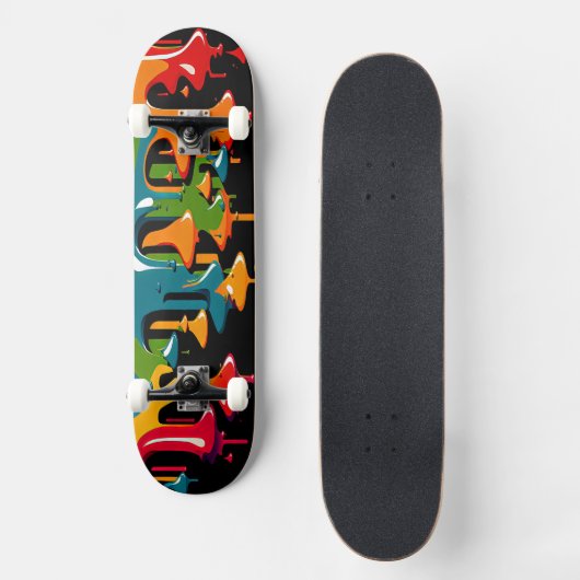 Verf Herfst 4 Skateboard (Voorkant)