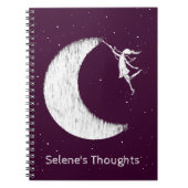 Verf het Paars van de maan Notitieboek (Voorkant)
