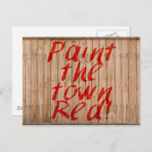 Verf het stadsrood briefkaart (Voorkant / Achterkant)