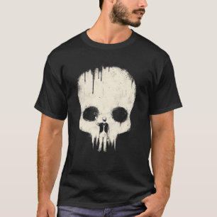 Verf het zwart t-shirt