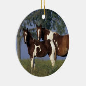 Verf HMare & Foal Keramisch Ornament (Rechts)