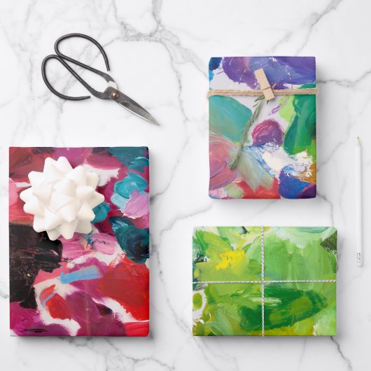 Verf inpakpapier drie (Voorkant)