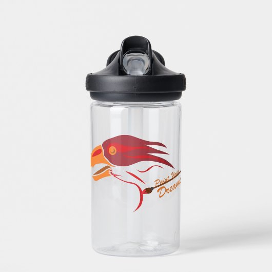 Verf je dromen waterfles (Voorkant)