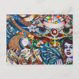 Verf je geloof Briefkaart